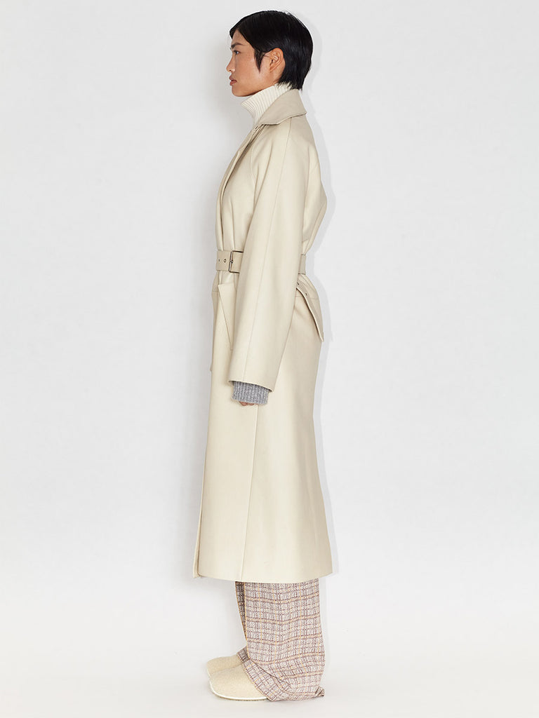 Buckle Belt Trench Coat