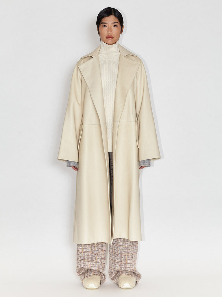 Buckle Belt Trench Coat